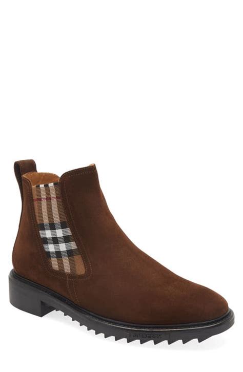 burberry chelsea boot rubber|BURBERRY Leather and Rubber Chelsea Boots for Men .